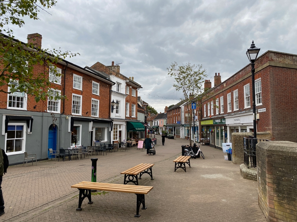 Halesworth,,Suffolk,,United,Kingdom,-,September,22,2022:,Street,View