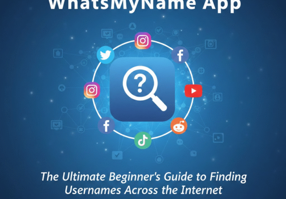 WhatsMyName App interface showing username search